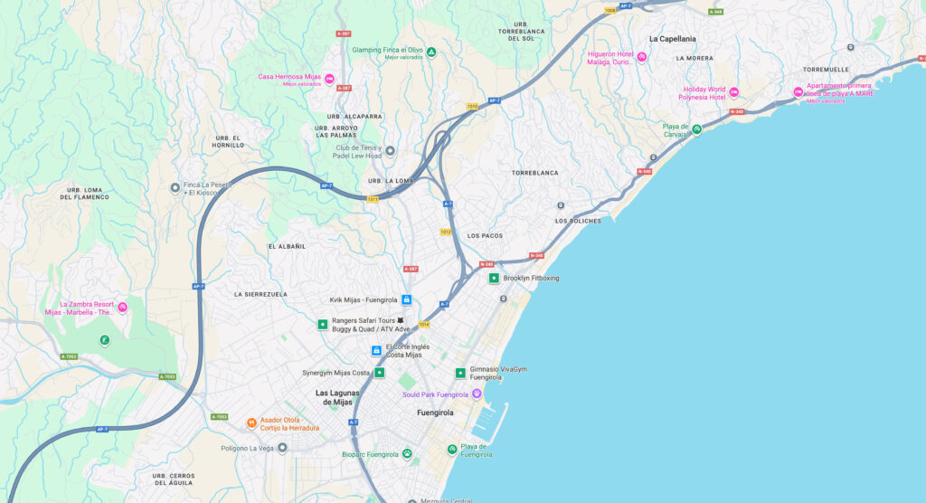 Mapa Artemisa Fuengirola